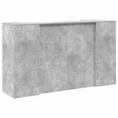vidaXL recepciós pult betonszürke 180x50x103,5 cm szerelt fa