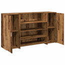 vidaXL recepciós pult antik fa 180x50x103,5 cm szerelt fa