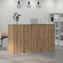 vidaXL recepciós pult kézműves tölgy 180x50x103,5 cm szerelt fa