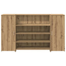 vidaXL recepciós pult kézműves tölgy 180x50x103,5 cm szerelt fa