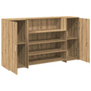 vidaXL recepciós pult kézműves tölgy 180x50x103,5 cm szerelt fa