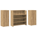 vidaXL recepciós pult kézműves tölgy 180x50x103,5 cm szerelt fa