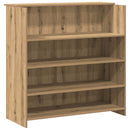 vidaXL recepciós pult kézműves tölgy 180x50x103,5 cm szerelt fa