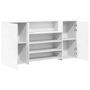 vidaXL fehér, rétegelt fa recepciós asztal 200 x 50 x 103,5 cm