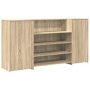 vidaXL recepciós pult sonoma tölgy 200x50x103,5 cm szerelt fa