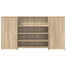 vidaXL recepciós pult sonoma tölgy 200x50x103,5 cm szerelt fa