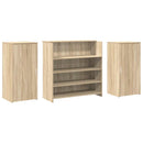 vidaXL recepciós pult sonoma tölgy 200x50x103,5 cm szerelt fa