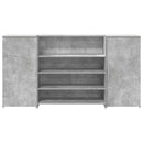 vidaXL recepciós pult betonszürke 200x50x103,5 cm szerelt fa