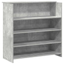 vidaXL recepciós pult betonszürke 200x50x103,5 cm szerelt fa