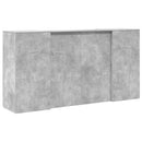 vidaXL recepciós pult betonszürke 200x50x103,5 cm szerelt fa