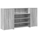 vidaXL recepciós pult szürke sonoma 200x50x103,5 cm szerelt fa