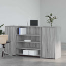 vidaXL recepciós pult szürke sonoma 200x50x103,5 cm szerelt fa