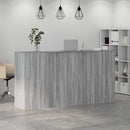 vidaXL recepciós pult szürke sonoma 200x50x103,5 cm szerelt fa