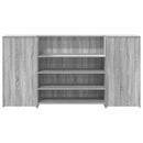 vidaXL recepciós pult szürke sonoma 200x50x103,5 cm szerelt fa
