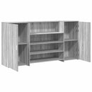 vidaXL recepciós pult szürke sonoma 200x50x103,5 cm szerelt fa
