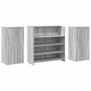 vidaXL recepciós pult szürke sonoma 200x50x103,5 cm szerelt fa
