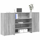vidaXL recepciós pult szürke sonoma 200x50x103,5 cm szerelt fa