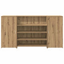 vidaXL recepciós pult kézműves tölgy 200x50x103,5 cm szerelt fa
