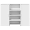 vidaXL recepciós pult fehér 135x50x103,5 cm szerelt fa