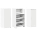 vidaXL recepciós pult fehér 135x50x103,5 cm szerelt fa
