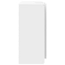 vidaXL recepciós pult fehér 135x50x103,5 cm szerelt fa