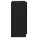 vidaXL recepciós pult fekete tölgyszínű 135x50x103,5 cm szerelt fa