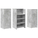 vidaXL recepciós pult betonszürke 135x50x103,5 cm szerelt fa