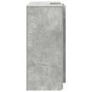 vidaXL recepciós pult betonszürke 135x50x103,5 cm szerelt fa