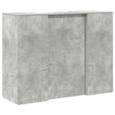 vidaXL recepciós pult betonszürke 135x50x103,5 cm szerelt fa