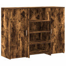 vidaXL recepciós pult füstös tölgy 135x50x103,5 cm szerelt fa