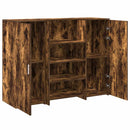 vidaXL recepciós pult füstös tölgy 135x50x103,5 cm szerelt fa