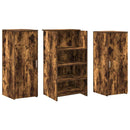 vidaXL recepciós pult füstös tölgy 135x50x103,5 cm szerelt fa