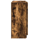 vidaXL recepciós pult füstös tölgy 135x50x103,5 cm szerelt fa