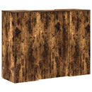 vidaXL recepciós pult füstös tölgy 135x50x103,5 cm szerelt fa
