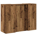 vidaXL recepciós pult antik fa 135x50x103,5 cm szerelt fa
