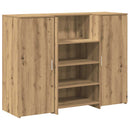 vidaXL recepciós pult kézműves tölgy 135x50x103,5 cm szerelt fa