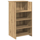 vidaXL recepciós pult kézműves tölgy 135x50x103,5 cm szerelt fa