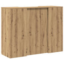 vidaXL recepciós pult kézműves tölgy 135x50x103,5 cm szerelt fa
