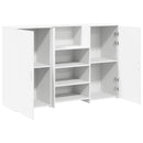 vidaXL recepciós pult fehér 155x50x103,5 cm szerelt fa
