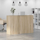 vidaXL recepciós pult sonoma tölgy 155x50x103,5 cm szerelt fa