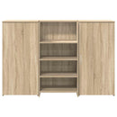 vidaXL recepciós pult sonoma tölgy 155x50x103,5 cm szerelt fa