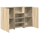 vidaXL recepciós pult sonoma tölgy 155x50x103,5 cm szerelt fa