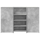 vidaXL recepciós pult betonszürke 155x50x103,5 cm szerelt fa