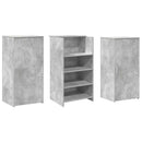 vidaXL recepciós pult betonszürke 155x50x103,5 cm szerelt fa