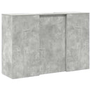 vidaXL recepciós pult betonszürke 155x50x103,5 cm szerelt fa