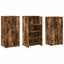 vidaXL recepciós pult füstös tölgy 155x50x103,5 cm szerelt fa