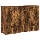 vidaXL recepciós pult füstös tölgy 155x50x103,5 cm szerelt fa