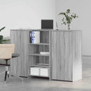 vidaXL recepciós pult szürke sonoma 155x50x103,5 cm szerelt fa