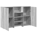 vidaXL recepciós pult szürke sonoma 155x50x103,5 cm szerelt fa