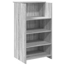 vidaXL recepciós pult szürke sonoma 155x50x103,5 cm szerelt fa